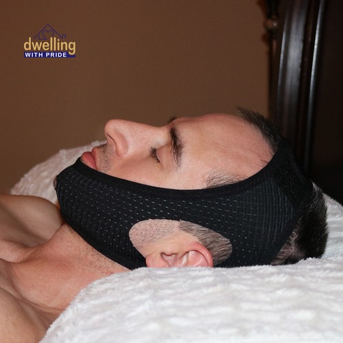 Anti snoring chin - chin, strap